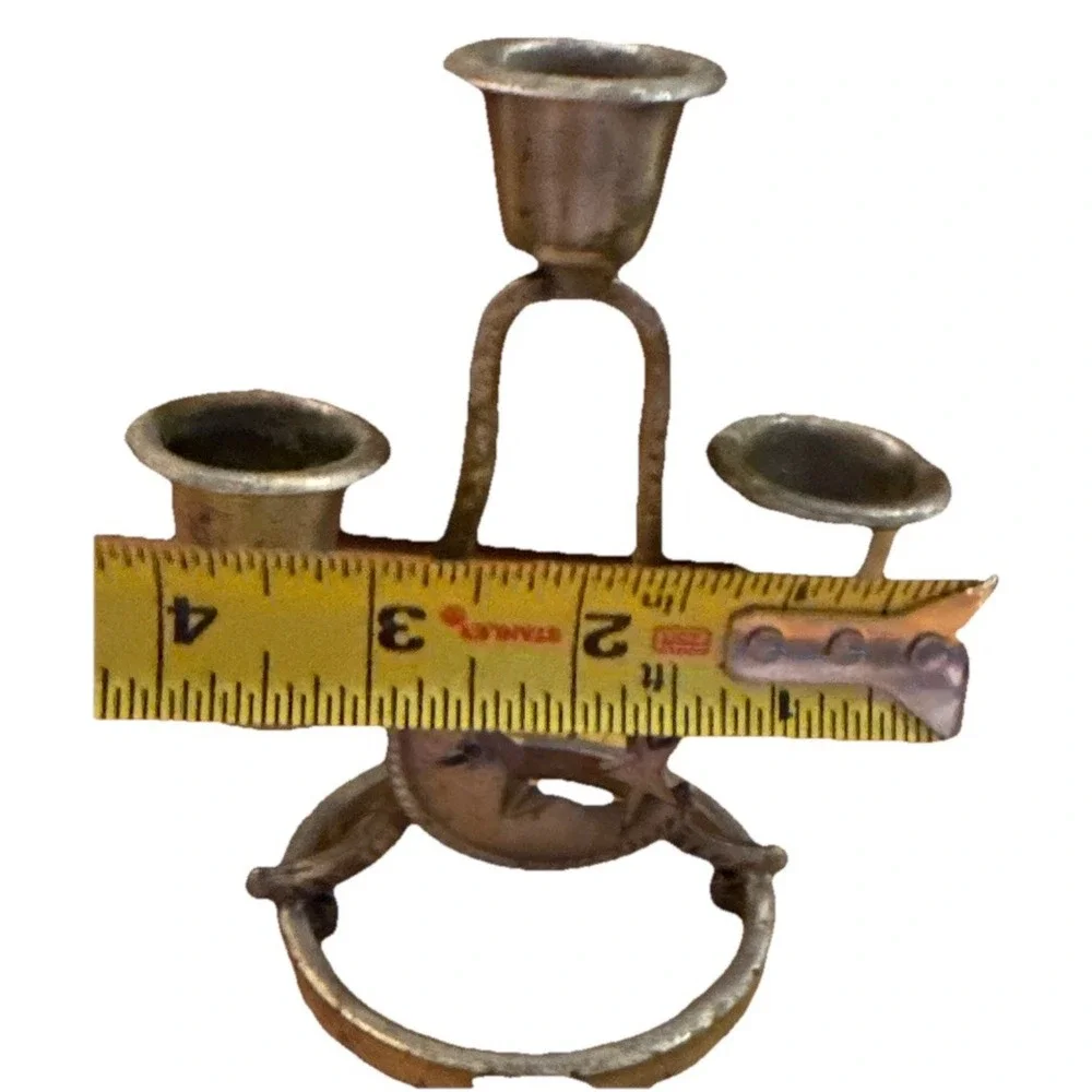 Handcrafted cup candelabra